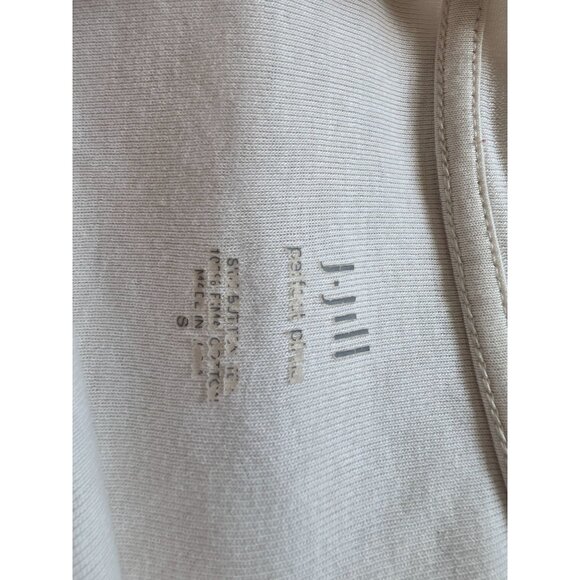 J. Jill Womens Perfect Pima Cotton Button-Side Top - Cream Size S - Picture 4 of 7